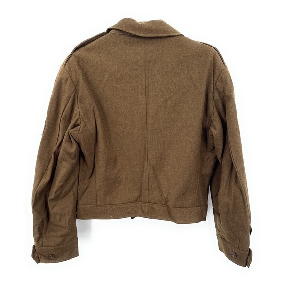 WWII Army Jacket 3rd Brown Coat Jacket - Picture 4 of 7